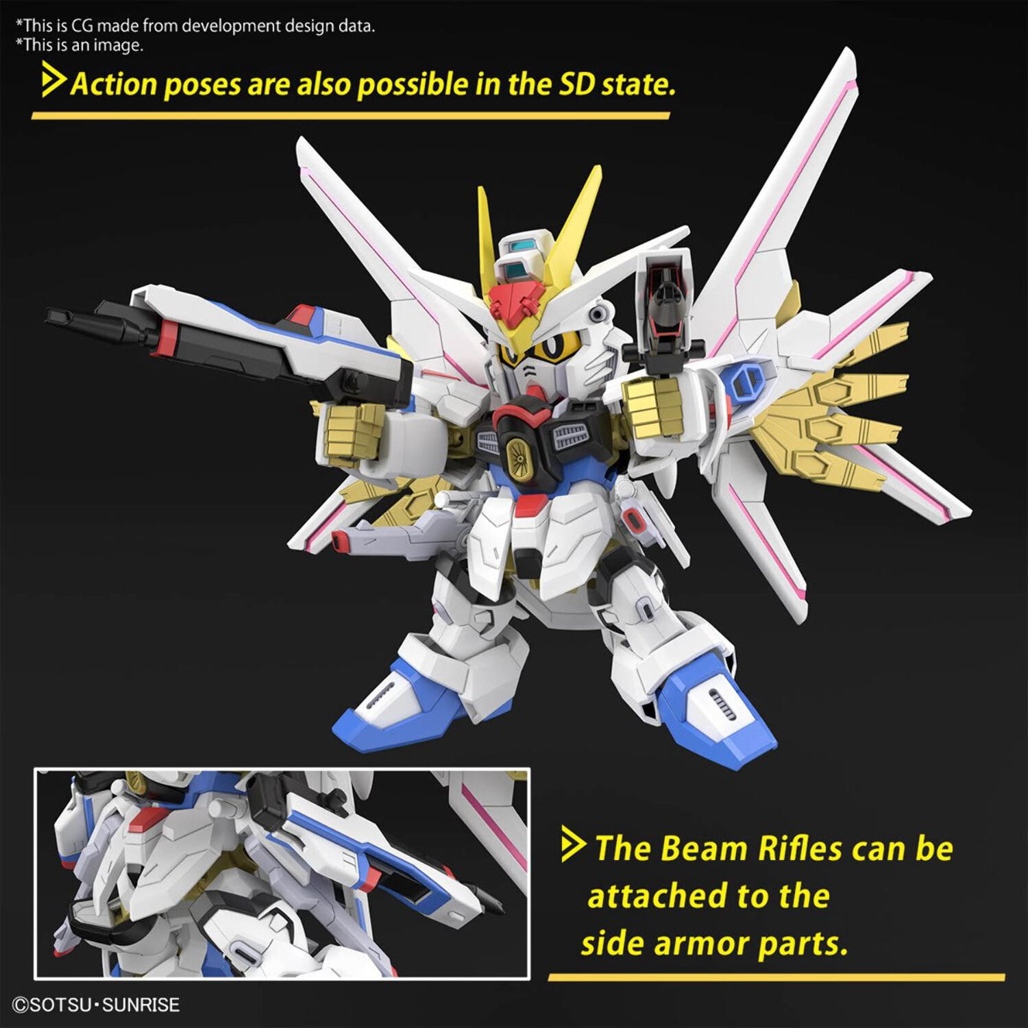 Gundam Seed Freedom Mighty Strike SD Model Kit