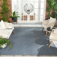 thumbnail image 2 of Safavieh Courtyard Finnian Solid Indoor/Outdoor Area Rug, Navy/Gray, 10' x 14', 2 of 16
