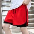 thumbnail image 4 of oqasdz Boys' Shorts Children Mesh Liner Quick Drying Sports Gym Shorts for Kids Girls Breathable Running Fitness Summer Outdoor, 4 of 6