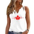 thumbnail image 2 of Camiseta de Moda Casual sin Mangas con Cuello en V para el Hogar Y el Uso Diario, 2 of 5