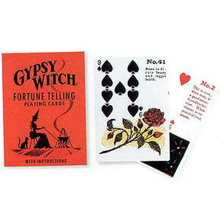 adelig Landbrugs Clancy Tarot Cards Gypsy Witch Halloween Playing Card Deck Use Regular Cards To  Learn How To Fortune Telling Tool by Mlle Lenormand - Walmart.com