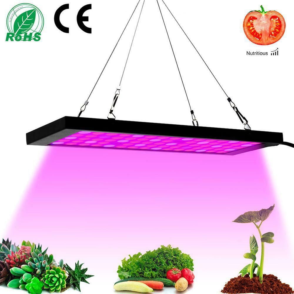 600W LED Grow Light Panel Lamp Full Spectrum Hydroponic Plants Veg Growing 