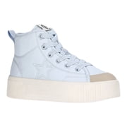 Little and Big Girls High Top Casual Sneakers