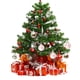 thumbnail image 3 of 10 piezas de joyas de bolas de Navidad de plástico antifragmentación joyas de Navidad colgantes decoración del árbol de Navidad de año nuevo en el hogar, 3 of 5