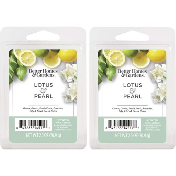 Scented Wax Cubes 2.5oz 2-Pack (Lotus and Pearl)