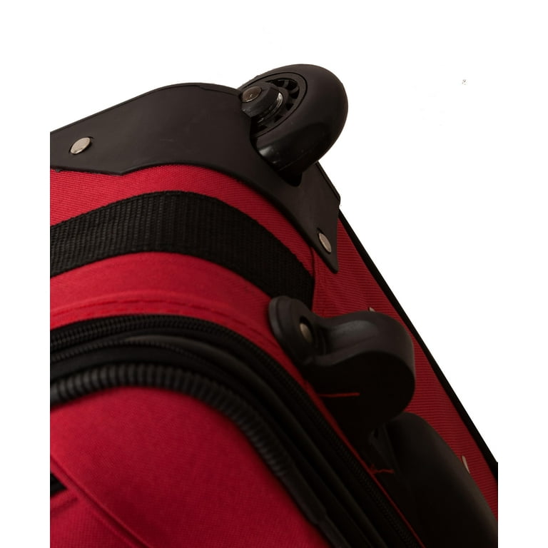 Rockland Luggage Journey 4 Piece Softside Expandable Luggage Set