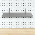thumbnail image 5 of NICEXMAS Tool Room Peg Board Shelf Silver Iron 2Pcs, 5 of 5