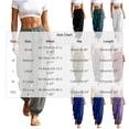 thumbnail image 3 of Khunlpohl Cotton Linen Pants for Womens Elastic Waist Drawstring Joggers Pant with Pockets Lightweight Casual Loose Trousers, 3 of 8