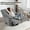 Grey, variant on Large Recliner Chair for Adults Extra Wide Recline Chair Living Room Bedroom, Tool-Free Assembly Brown