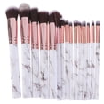 thumbnail image 4 of UPKOCH 15 Pcs Makeup Brushes Set Assorted Color Round Bristles For Women Daily Use, 4 of 8