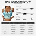 thumbnail image 7 of Fotbe Swimming Cat Goggles Pattern Womens' Sports Bra Longline Wirefree Padded with Medium Support Sports Moisture-Wicking Workou Vest,Tank Top-X-Large, 7 of 7