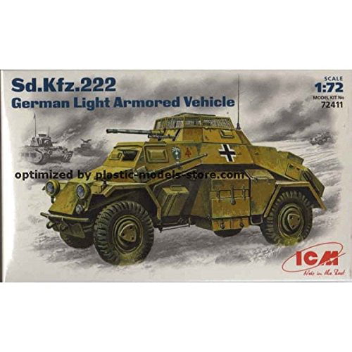 German Light Armoured Vehicle ICM ICM72411 1:72-Sd.Kfz.222