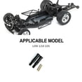 thumbnail image 4 of Bewildely Eje de rueda reforzado de acero para 1/10 LOSI 22S RC, pieza de coche RC, accesorios de coche, piezas de repuesto, pieza de Kits de construcción modelo, 4 of 6