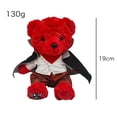 thumbnail image 2 of Muñeca de peluche con osos rojos de 20 cm en muñeca de peluche, 2 of 2