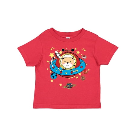

Inktastic UFO Space Bear Gift Toddler Boy or Toddler Girl T-Shirt