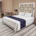 thumbnail image 1 of Fantasy World Bed Runner, Orient Bird with Stars and Clouds at Nighttime, Decorative Accent Bedding Scarf for Hotels Homes and Guestrooms, Queen, Multicolor, by Ambesonne, 1 of 2