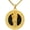 D, variant on Patron Saint Necklace for Men,St.Patrick,14K Gold Plated Black Onyx, Protection Gift
