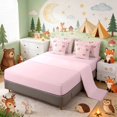 thumbnail image 4 of Erosebridal Bunny Full Size Bedding Sets for Girls, Popcorn Bucket Full Size Bed in a Bag, Pink Reversible 7-Piece, 4 of 6