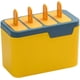 thumbnail image 5 of Moldes para paletas de helado azules - Moldes para paletas de helado reutilizables de 4 puntas - Moldes para paletas de fácil liberación Moldes para paletas de helado, 5 of 5