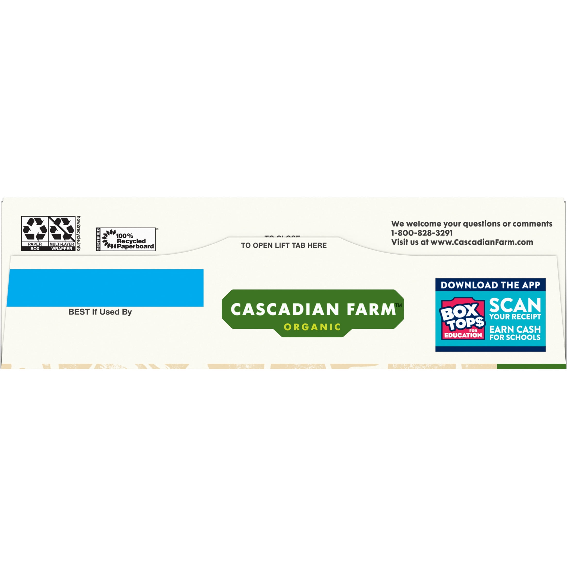 Cascadian Farm Organic Vanilla Chip Chewy Granola Bars, Value Size, 10 Bars, 12.3 oz.
