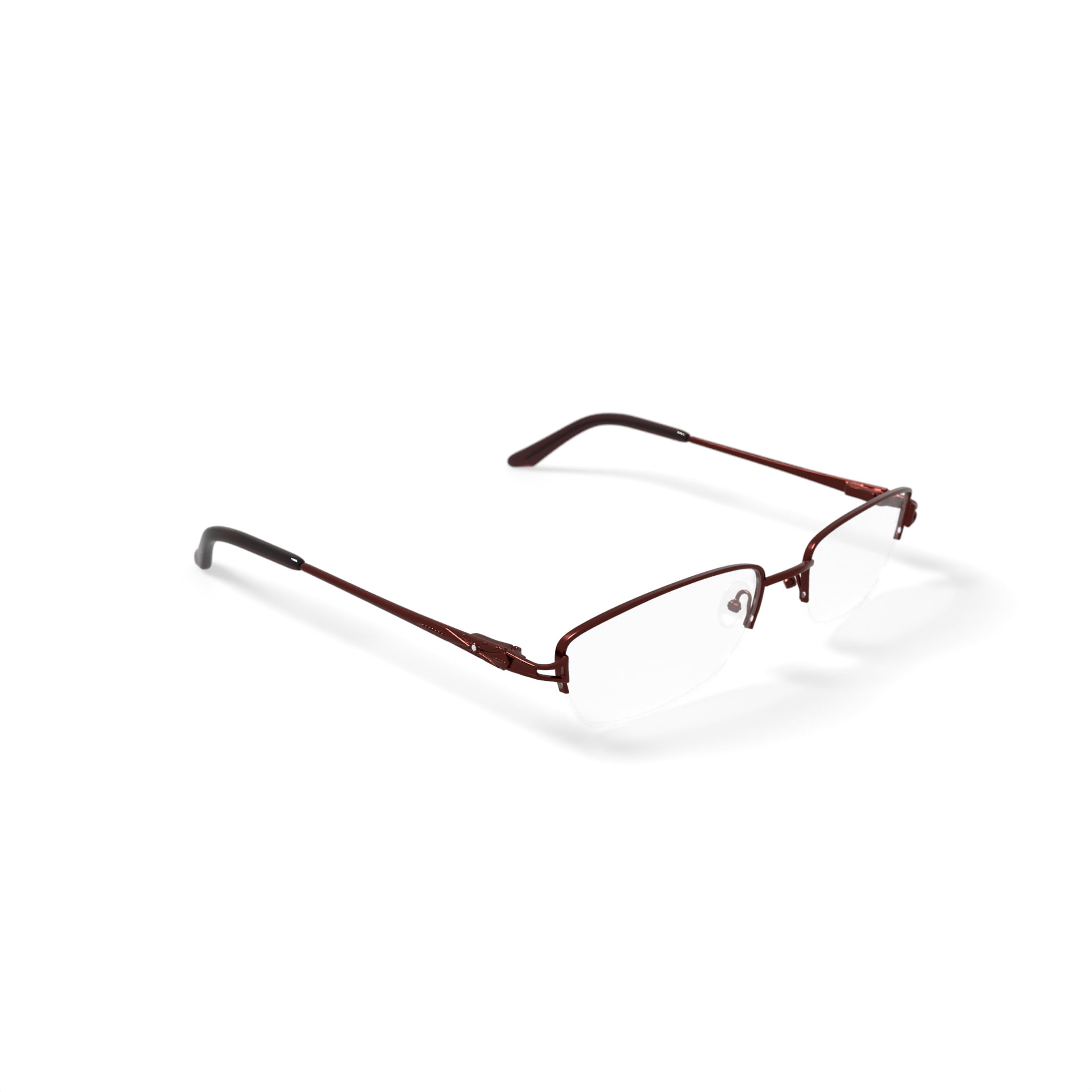 Christie Brinkley Women's Auspicious Rectangular Prescription Eyeglasses with Case, Brown