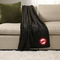 thumbnail image 1 of NHL, NBA, MLB Black Sports Throw Blanket, 50" x 60", 1 of 5