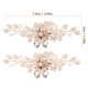 thumbnail image 2 of 1 par de clips para zapatos de mujer, adornos para zapatos de novia, clips para zapatos de novia con perlas y diamantes de imitación, adornos para zapatos., 2 of 8