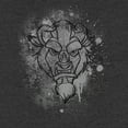 thumbnail image 2 of Men's Beauty and the Beast Paint Splatter Beast Sketch  Graphic T-Shirt, 2 of 5