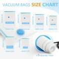 thumbnail image 5 of Farest 25 Pack Vacuum Storage Bags with Electric Air Pump, Space Saver for Clothes, Bedding & Travel, 5 of 10