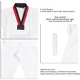 thumbnail image 3 of GGB-Kids Taekwondo Uniform, Taekwondo Uniform with Belt, Uniform Taekwondo Suit for Martial Arts Training for Boys Girls【0514】, 3 of 9