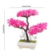 thumbnail image 3 of PUREKKI Simulation Flower Bouquet Living Room Table Flower Arrangement Flower Decoration Vase Potted, 3 of 6