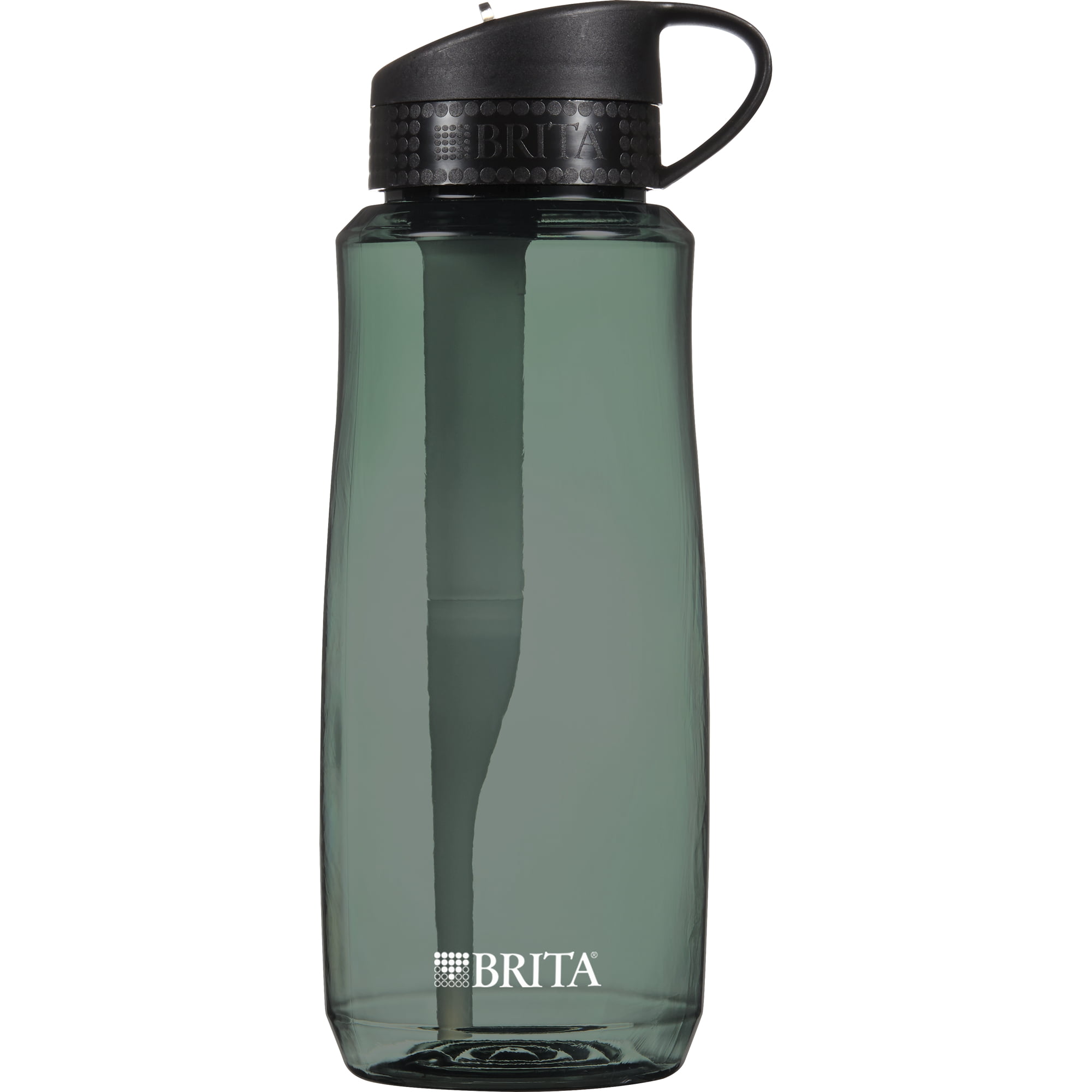Clear Lines BPA Free Brita 34 Ounce Hard Sided Water Bottle with 1 Filter Designs May Vary 