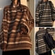thumbnail image 4 of Sudadera suelta para mujer Sudaderas con capucha de otoño Manga larga a rayas vintage Tops casuales Abanopi Grande, 4 of 7