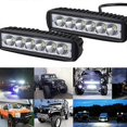 thumbnail image 1 of 18W 6 LED Car LED Work Light DRL Spotlight High Bright Waterproof Auto Offroad SUV Truck Headlights Driving Lamp 12V, 1 of 5