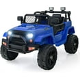thumbnail image 1 of OLAKIDS Kids Ride On Truck, 12V Electric Vehicle Car with Remote Control, Toddlers Battery Powered Toy with 2 Speeds, Spring Suspension, Double Open Doors, LED Lights, Music, USB, Mp3, 1 of 9
