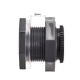 thumbnail image 3 of Uxcell G1/2 Threaded Bulkhead Tank Adapter with Plug Fitting G1 2, 3 of 5