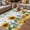 Gray, variant on Sunflowers Outdoor Rug for Patio/Deck/Porch, Non-Slip Large Area Rug 5 x 7 Ft, Floral Green Leaves Bees Watercolor Wooden Indoor Outdoor Rugs Washable Area Rugs, Reversible Camping Rug Carpet Runner