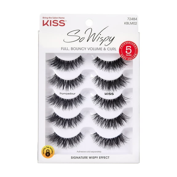 KISS So Wispy Lashes - Pompadour - 5 ct (Pack of 1)