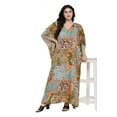 thumbnail image 3 of Gypsie Blu Women Kaftans Dresses Caftan Long Maxi Printed Dress for Ladies Online, 3 of 7