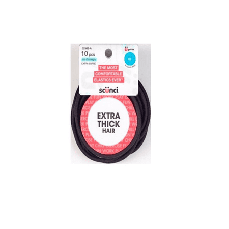 Scunci Thick Hair Elastics Walmart Com