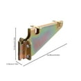 thumbnail image 2 of SEWACC E Track Fixed Shelving Brackets E Track Fixed Shelf Bracket for Stability 1Pack, 2 of 8