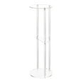 thumbnail image 1 of Mesita de Noche de Acrílico Transparente, Moderna, Redonda, de 3 Niveles, Pequeña Mesa Auxiliar para Bebidas, Mueble para Sala de Estar, Dormitorio, S, 1 of 9