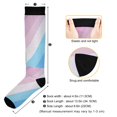thumbnail image 3 of FORMRS Womens Knee High Socks Casual Long Thick Travel Daily Wear, 2 Pairs, Pink Gradient, 3 of 6