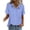 Sky Blue, variant on Gaukiv Womens Casual Shirts Collared Short Sleeve Blouse Summer Tops Army Green L