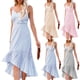 thumbnail image 2 of Sonducket Vestido largo de mujer Casual Spaghetti Strap Swing Sundress Club Noche Fecha Playa Vacaciones Cumpleaños Oficina Ropa de verano Vestidos Azul S Sonducket AP011094-13, 2 of 5