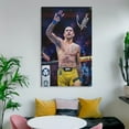 thumbnail image 6 of Alex Pereira Poster Room Aesthetic Poster Print Art Wall Painting Canvas Posters Gifts Modern Bedroom Decor 08x12inch(20x30cm), 6 of 6