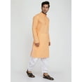 thumbnail image 3 of Kurta Salwar Handmade Indian Men's Set in Pure Ethnic Light Cotton, 3 of 4