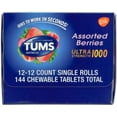 thumbnail image 2 of Tums Ultra 1000 Assorted Berries 12 Count x 12 Rolls (144 Count Each) - Pack of 6, 2 of 3