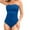 Blue, variant on Bandeau Swimsuits For Women Two Piece Bathing Suits Ruched Tankini Sets Strapless Swimwear Bathing Tummy Concealing Swimsuit Underwire Swim Top Swimsuit with Underwire Bra Women Swim Shirt And Shorts