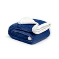 thumbnail image 1 of Sherpa Fleece Throw Blanket, Reversible Super Soft Luxurious Plush Blanket Throw, 1 of 6